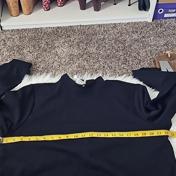 Maurices Black Mock Neck Long Sleeve Zip Back Dress NWT - Picture 12 of 14